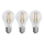 SET 3x LED Bulb FILAMENT A60 E27/5W/230V 2700K Energy class A