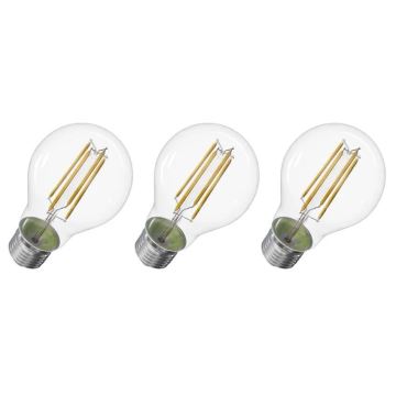 SET 3x LED Bulb FILAMENT A60 E27/5W/230V 2700K Energy class A