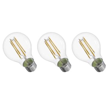 SET 3x LED Bulb FILAMENT A60 E27/5W/230V 4000K Energy class A