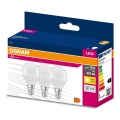 SET 3x LED Bulb P45 E14/4,9W/230V 3000K - Osram