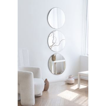 SET 3x Wall mirror ROUND d. 30 cm