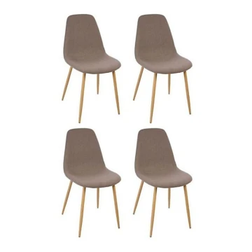 SET 4x Dining chair ROKA dark grey