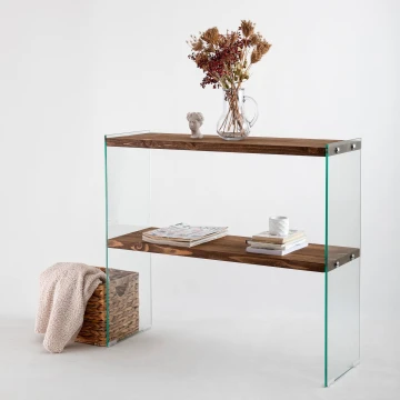 Shelf piece VENEDIK 80x90 cm pine/clear