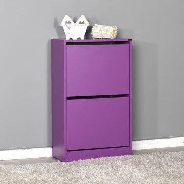 Shoe cabinet 84x51 cm purple