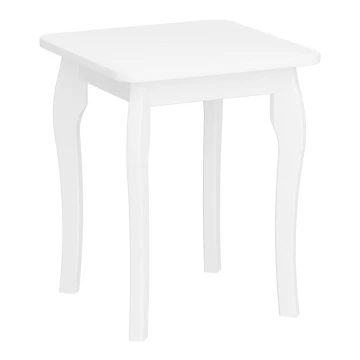 Side table BAROQUE 45,6x39 cm white
