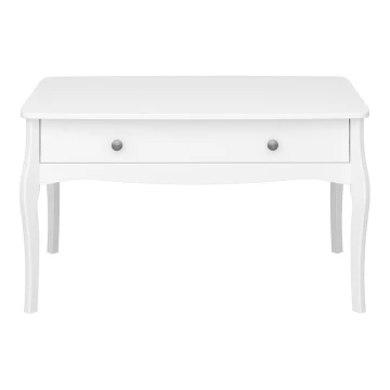 Side table BAROQUE 55x96,5 cm white