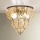 SIRU - Ceiling light CLASSIC 3xE14/40W/230V d. 25 cm beige/black Venetian glass