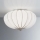 SIRU - Ceiling light GIOVE 2xE14/40W/230V d. 29 cm chrome/white Venetian glass