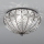 SIRU - Ceiling light SAN TOMÀ 3xE14/40W/230V clear/chrome Venetian glass