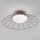 SIRU - Ceiling light SUNRISE 1xGX53/10W/230V brown/white Venetian glass