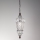 SIRU - Chandelier on a chain BABÀ 1xE27/60W/230V d. 30 cm clear/brown Venetian glass