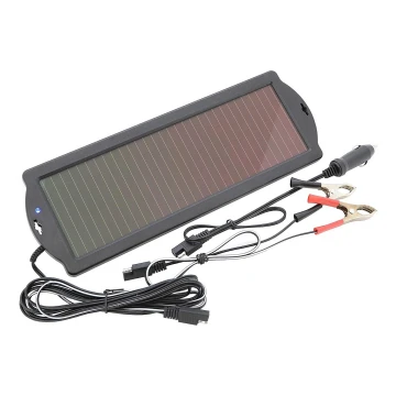 Solar charger for car batteries 1,8W/12V