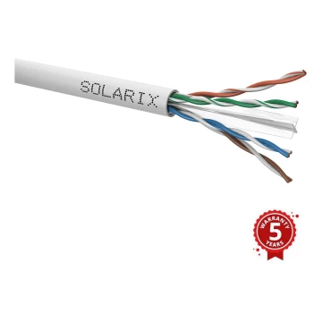 Solarix - Installation cable CAT6 UTP PVC Eca 100m