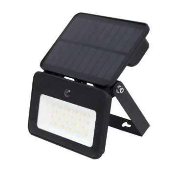 LED Dimmable solar floodlight with motion and dusk sensor LED/6W/2200 mAh 3000/4000/6500K IP65