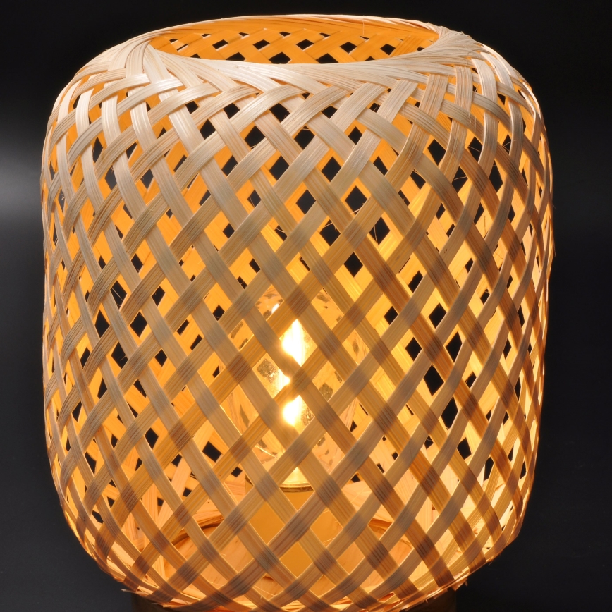 LED Decorative table lamp LED/2xAAA rattan