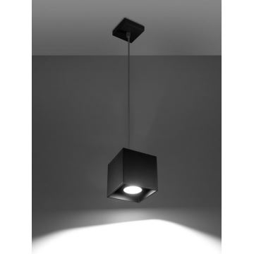 Sollux SL.0060 - Chandelier on a string QUAD 1 1xGU10/40W/230V black