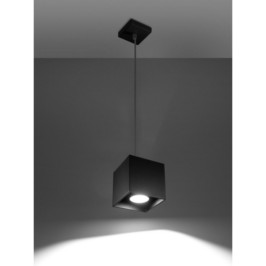 Sollux SL.0060 - Chandelier on a string QUAD 1 1xGU10/40W/230V black