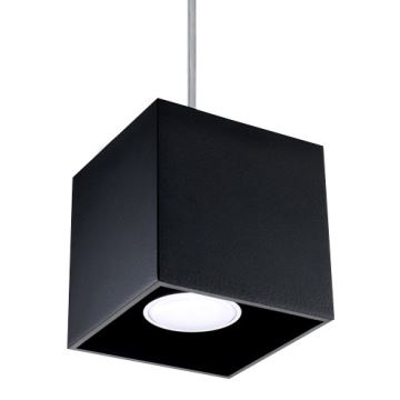 Sollux SL.0060 - Chandelier on a string QUAD 1 1xGU10/40W/230V black