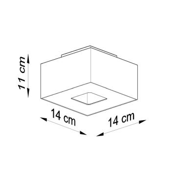 Sollux SL.0070 - Ceiling light MONO 1 1xGU10/40W/230V