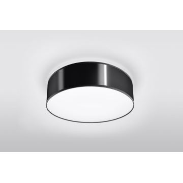 Sollux SL.0121 - Ceiling light ARENA 35 2xE27/60W/230V black