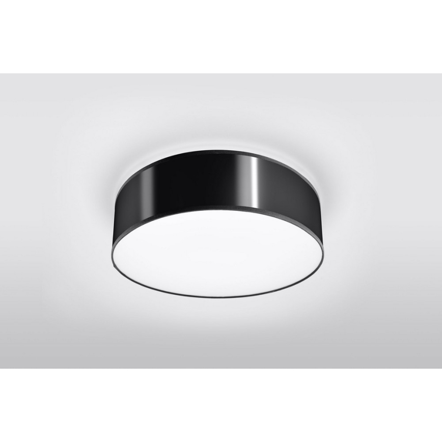 Sollux SL.0121 - Ceiling light ARENA 35 2xE27/60W/230V black