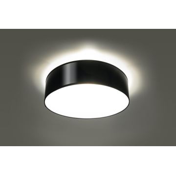 Sollux SL.0121 - Ceiling light ARENA 35 2xE27/60W/230V black