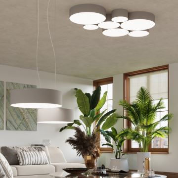 Sollux SL.0122 - Ceiling light ARENA 35 2xE27/60W/230V grey