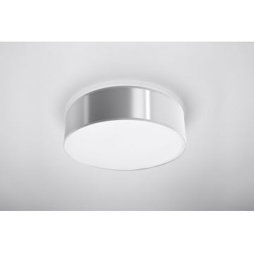 Sollux SL.0122 - Ceiling light ARENA 35 2xE27/60W/230V grey