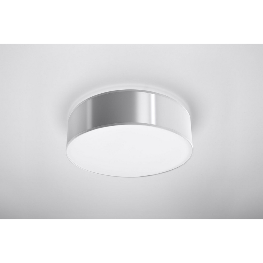 Sollux SL.0122 - Ceiling light ARENA 35 2xE27/60W/230V grey