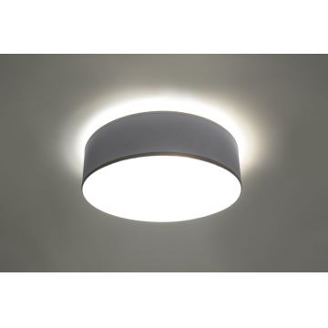 Sollux SL.0122 - Ceiling light ARENA 35 2xE27/60W/230V grey