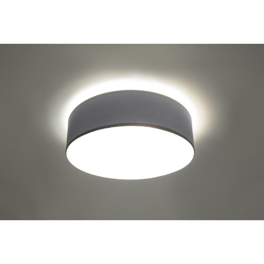 Sollux SL.0122 - Ceiling light ARENA 35 2xE27/60W/230V grey