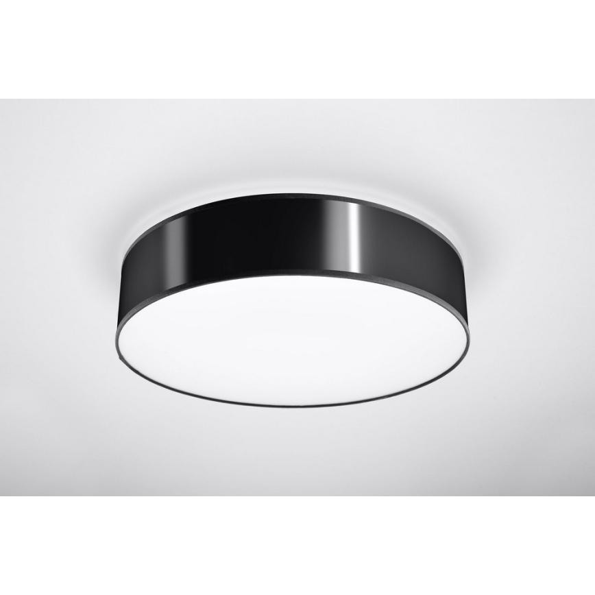 Sollux SL.0124 - Ceiling light ARENA 45 3xE27/60W/230V black