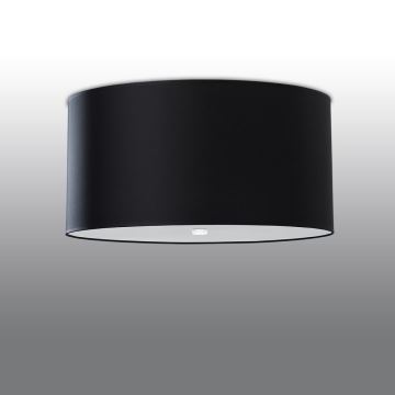 Ceiling light OTTO 5xE27/60W/230V d. 50 cm black