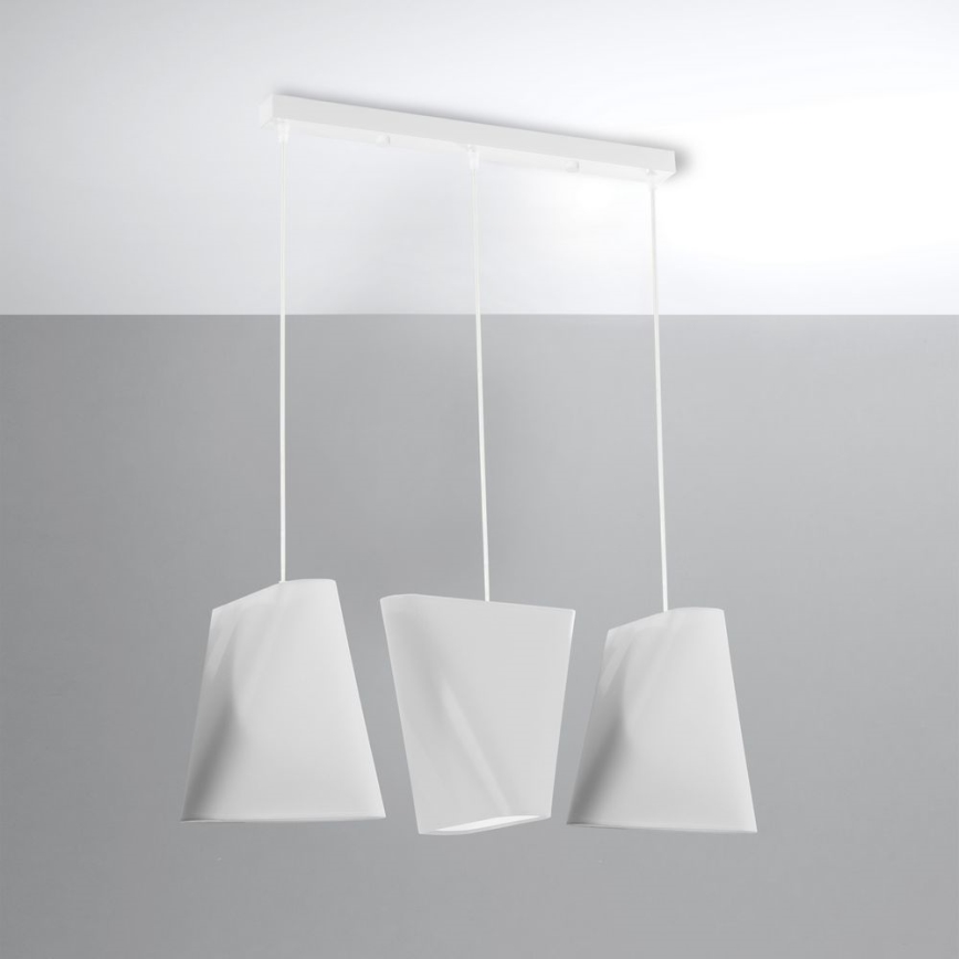 Chandelier on a string BLUM 3xE27/60W/230V white