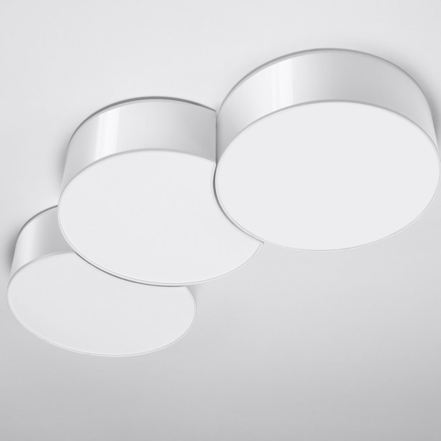 Ceiling light CIRCLE 6xE27/60W/230V white