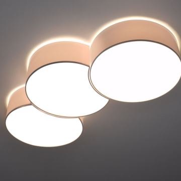 Ceiling light CIRCLE 6xE27/60W/230V white