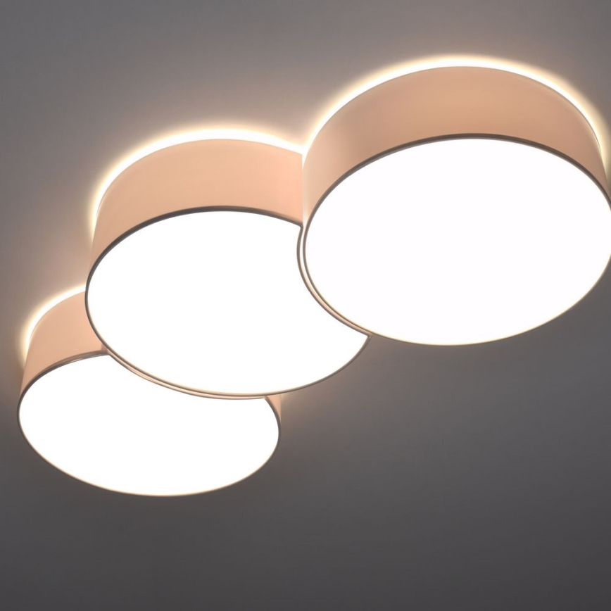 Ceiling light CIRCLE 6xE27/60W/230V white