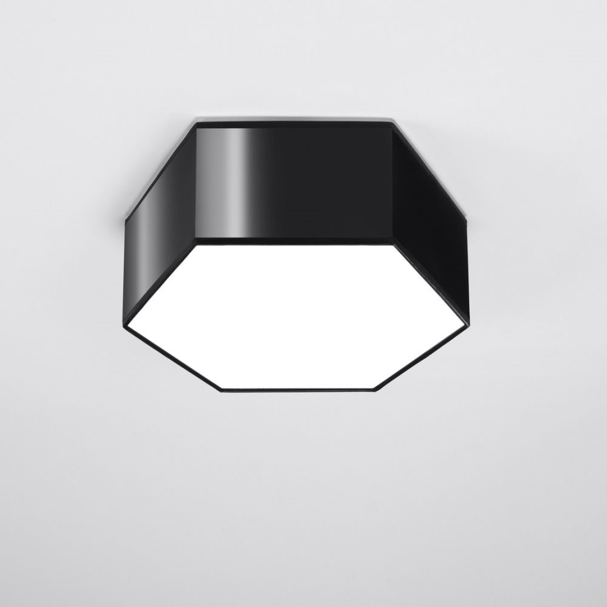 Ceiling light SUNDE 2xE27/60W/230V 11,5 cm black