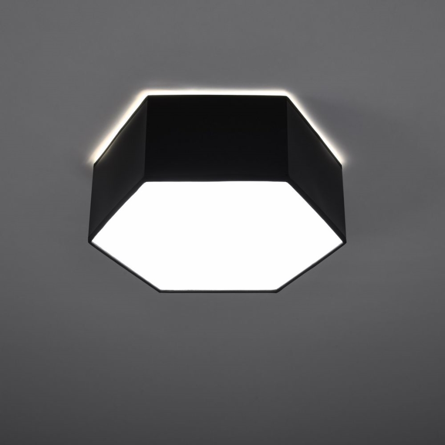 Ceiling light SUNDE 2xE27/60W/230V 11,5 cm black