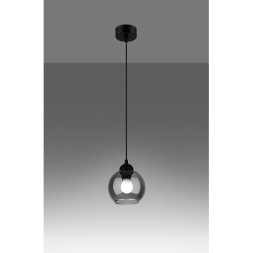 Chandelier on a string ALINO 1xE27/60W/230V black