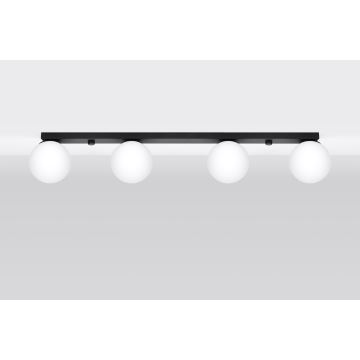 Ceiling light YOLI 4xG9/12W/230V black