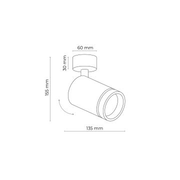 Spotlight JET 1xGU10/10W/230V white