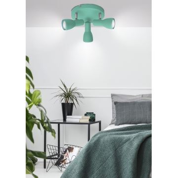 Spotlight PICARDO 3xE14/40W/230V turquoise