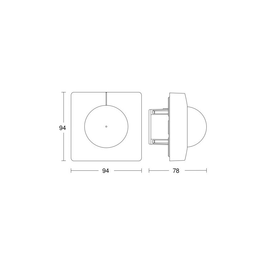 Steinel 055721 - Motion sensor IS 3180 COM1 230V white