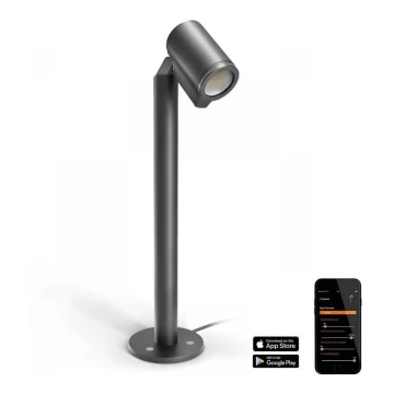 Steinel 068677 - LED Outdoor lamp SPOT WAY 1xGU10/6,7W/230V IP44 anthracite