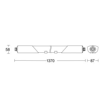 Steinel 079178 - LED Heavy-duty light with a sensor RS PRO CONNECT 5100 SL LED/30W/230V IP66