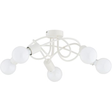 Surface-mounted chandelier BOSTON 5xE27/15W/230V creamy