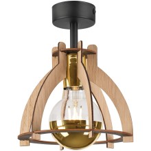 Surface-mounted chandelier LANDO 1xE27/15W/230V d. 21 cm oak