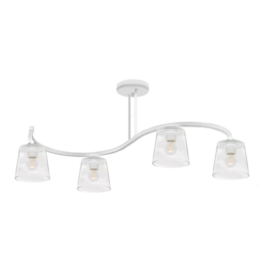 Surface-mounted chandelier LUCEA 4xE27/60W/230V