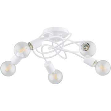 Surface-mounted chandelier MAXIS 5xE27/15W/230V white